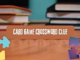 Card Game Crossword Clue